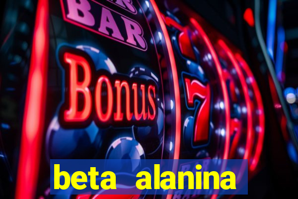 beta alanina aumenta a pressao